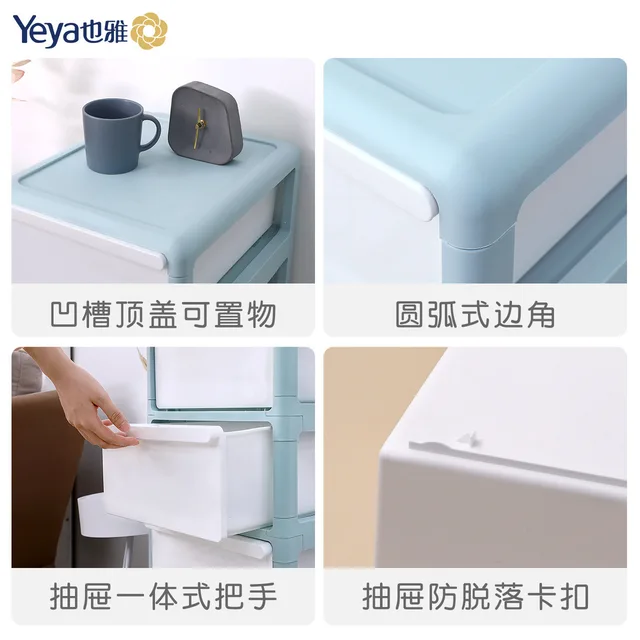 Háztartás Átlátszó Pp Tároló Doboz Műanyag Fiók Szekrény Nappali Szendvics Kombináció Szervező - Image 2