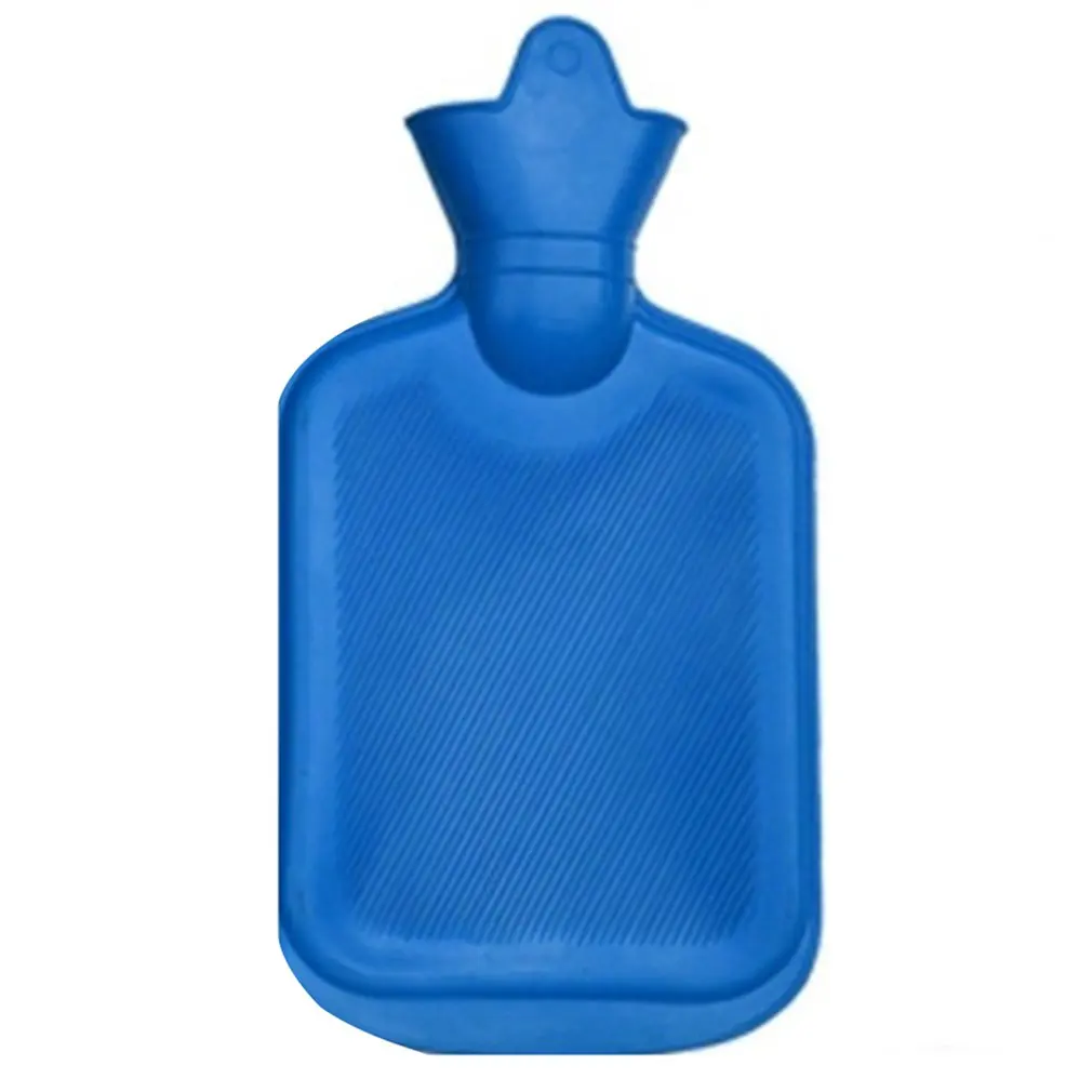 Креативная домашняя резиновая грелка для воды 500 мл 1000 мл 1750 мл 2000 мл наружные грелки для рук - Цвет: Blue 500ml