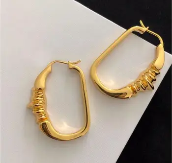 

Timeless Wonder Brass Irregular Geo Statement Drop Earrings Women Fancy Jewelry Unique Gothic Boho Top Designer Trendy Punk 6529