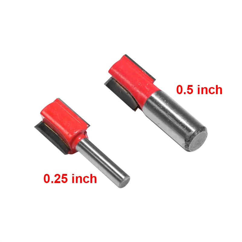 12Pcs/Set 1/4'' 1/2'' Shank Tungsten Carbide Router Bits Woodworking Milling Cutter for Hand Trimmer Wood Router Accessories