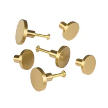 Manija de puerta de armario de payaso, accesorio de cocina de Campo Antiguo, redondo, de latón, para cajón