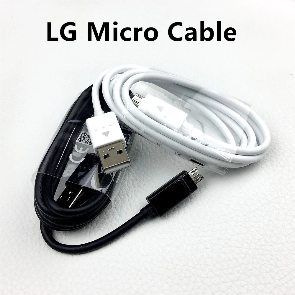 Cable USB Original para LG 28AWG, cargador rápido de 100cm/180cm, Cable de  datos Micro USB para LG G4, cable cargador K10, k8, K7, G3, G2, teléfono  inteligente|Cables para teléfonos móviles| - AliExpress