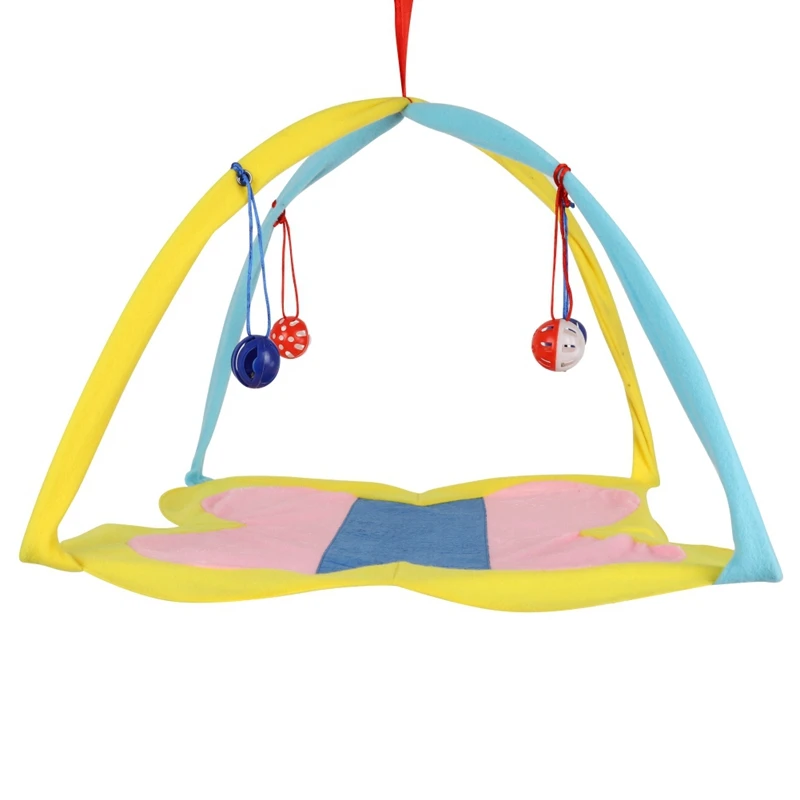 colorful Pet гамак для кошек кровать мяч игрушки Висячие колокольчики игрушки платформа Лежанка для домашнего животного дом мебель для домашних животных кошка дом питомники товары для кошек - Цвет: colorful