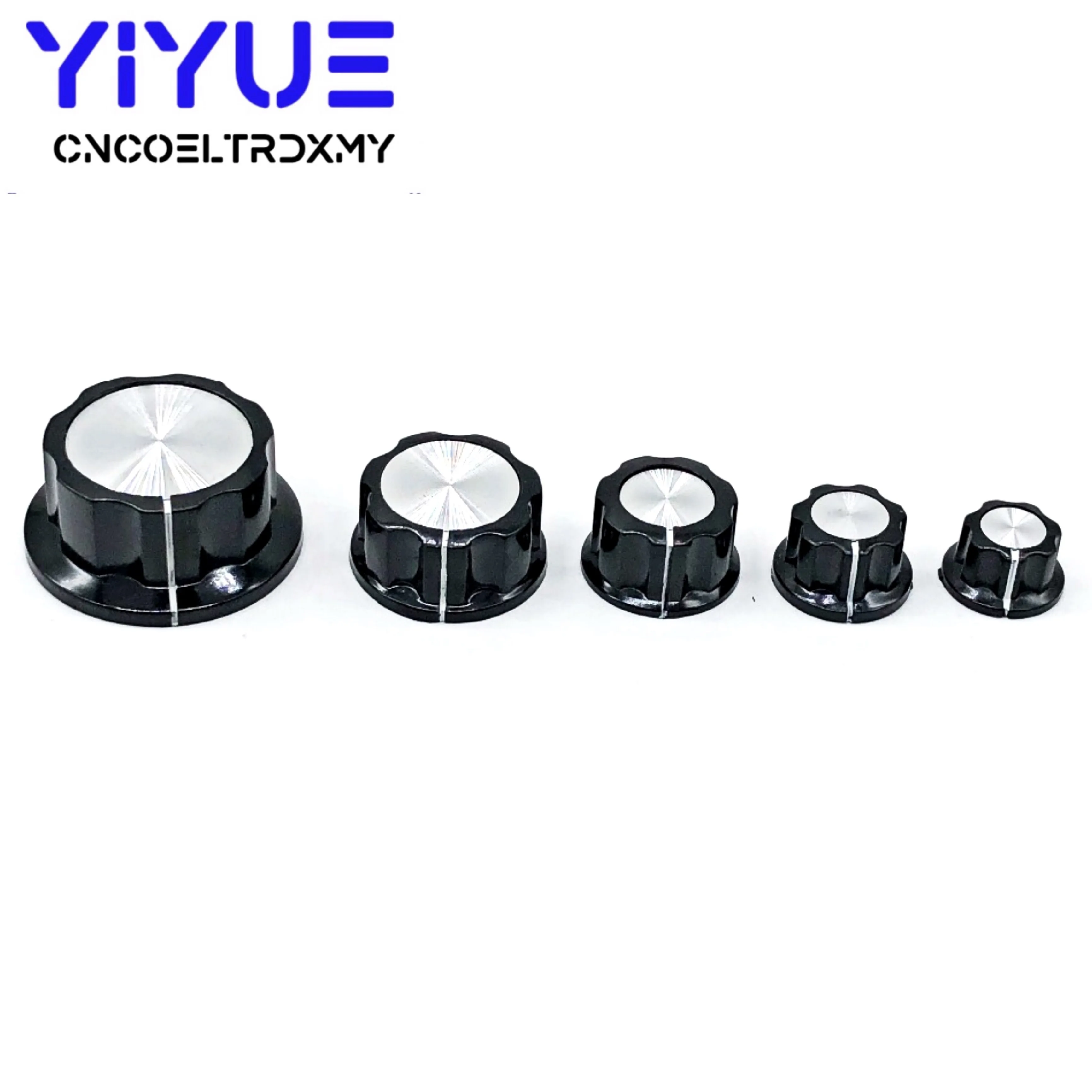 5 шт./лот крышка ручки потенциометра для отверстия 6 мм диаметром искусственная