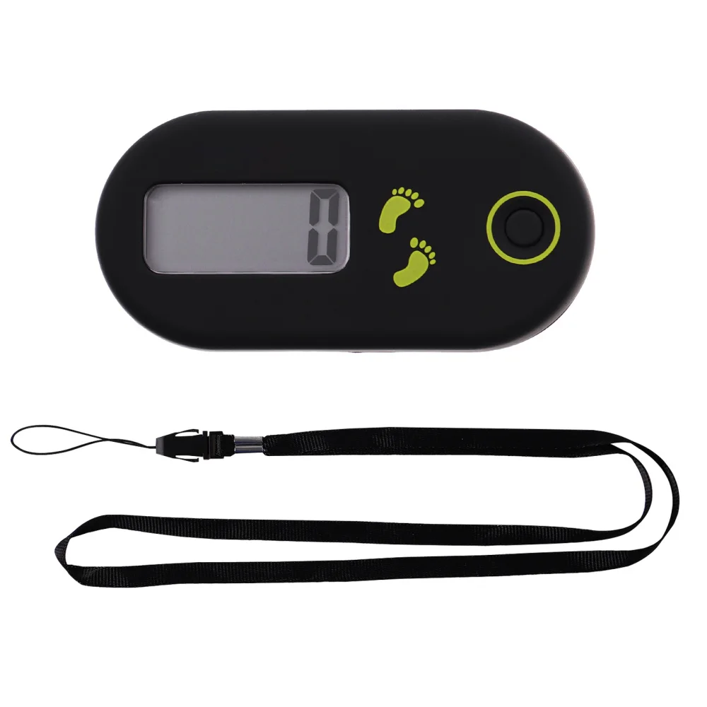 Clispeed Simple Mini Step Walking 3D Digital Pedometer for Exercise Men