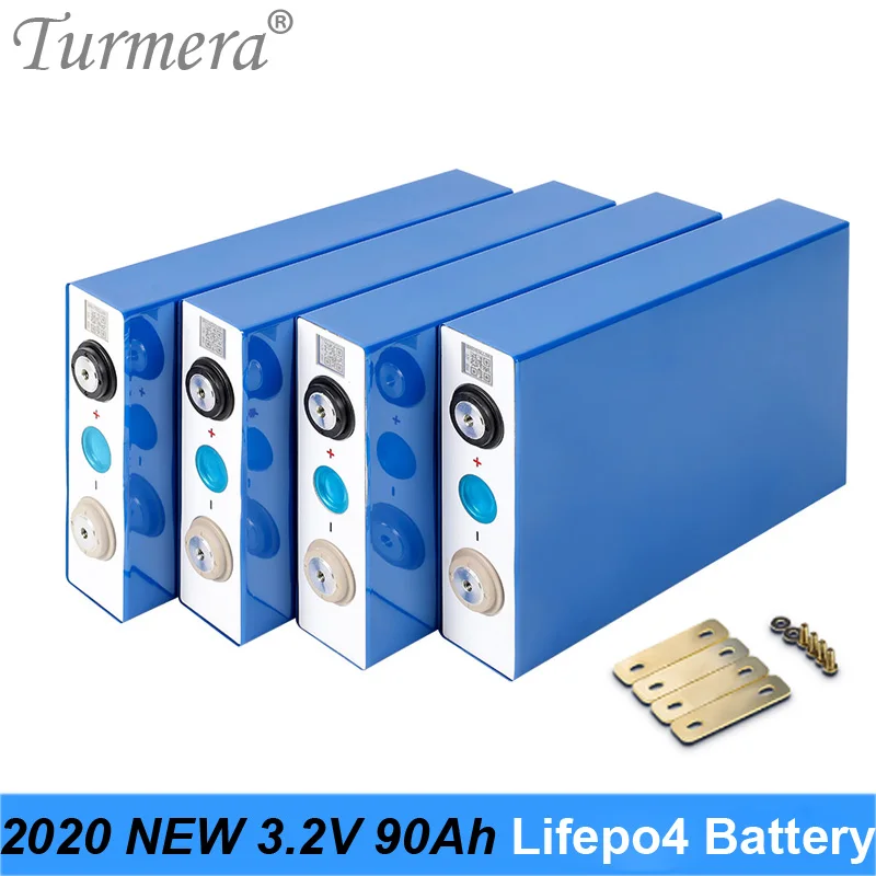 

Литий-железо-фосфатный аккумулятор Turmera, 2020 в, 90 Ач, для электролодки, бесперебойный источник питания, 12 В, 3,2