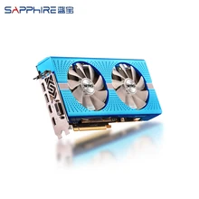SAPPHIRE AMD Radeon NITRO + RX 580 8GB Grafikkarte GDDR5 256bit PCI Desktop PC Gaming Video Karten Für gaming Computer Verwendet Karten