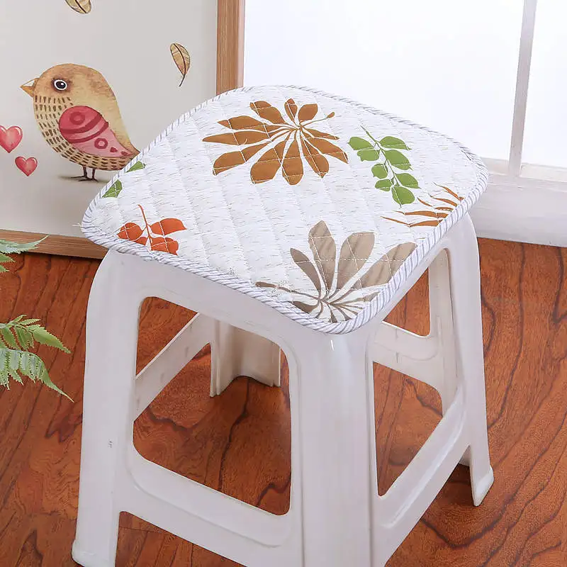 

Pastoral Style Dinning Chair Cushion Antiskid Student Stool Seat Mat Buttocks Pad Breathable Back Cushion For Home Decoration