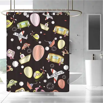 

Odorless Waterproof Shower Curtain Large Home Decoration