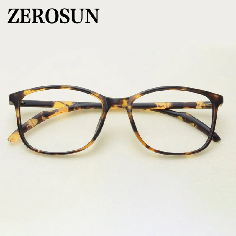 Zerosun, прозрачные очки, оправа для мужчин и женщин, TR90, очки для мужчин и женщин, ультра-светильник, очки для девушек, очки по рецепту