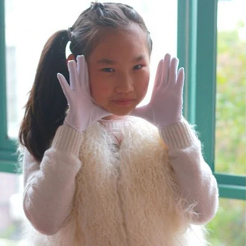 

New Summer Sun Protection Children Wrist Gloves & Mittens Elastic Girl dancing Gloves Drop Shipping
