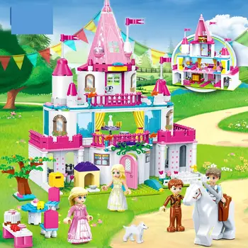 

616pcs Girls Friends Building Blocks Series Toys Gifts Alice Princess Sweet Castle Compatible Toys Gift