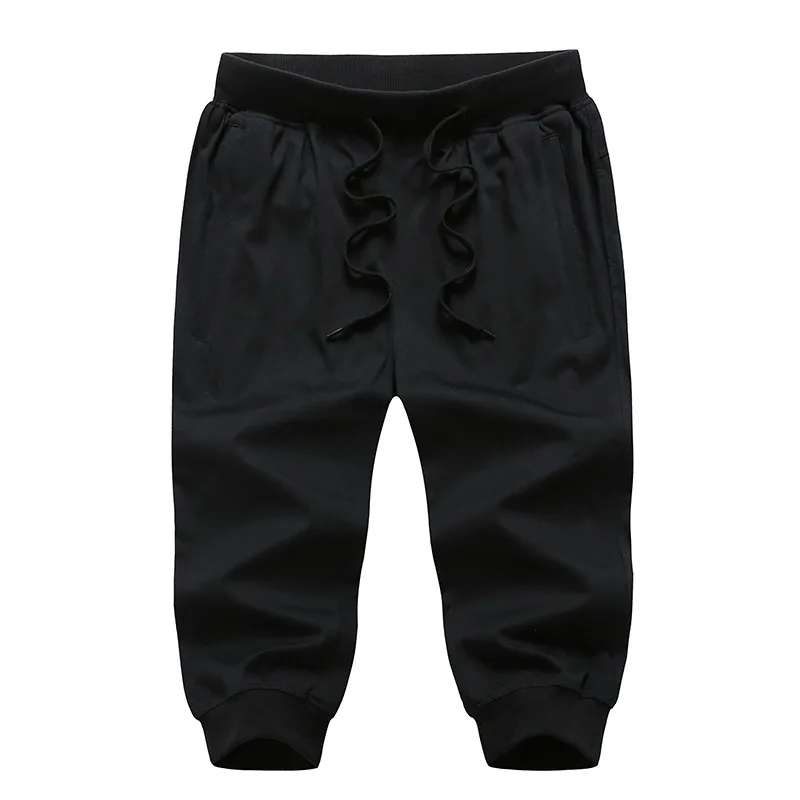 

9528 Summer Thin Section Capri Pants Men's Plus-sized Loose-Fit Athletic Pants Extra Large Shorts Hair