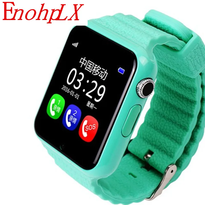 EnohpLX Voice Call GPS Tracker Kids Children Smart Watch Phone GPS Life Waterproof Baby Children Safe Smart Wristwatch
