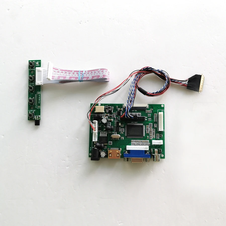 For CLAA101NB01/CLAA101NB03 1024*600 10.1&quot 2AV+VGA LVDS 40Pin notebook PC panel WLED LCD screen controller board kit | Компьютеры и