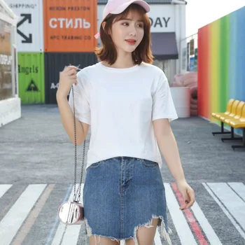 

Print Hell Was Boring T-Shirt Women Gray Funny Sarcasm T Shirt Summer Cotton White