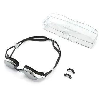 

OUTAD Classic Styling Electronic Plating HD Waterproof Anti-Fog Adult Swim Goggle With 2 Interchangeable Nosepieces