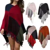 Winter Plaid Tassel Sweater Women Ladies Fashion Sexy V-Neck Irregular Patchwork свитер Cloak Loose Shawl Sweater Coat 1 Embrace timeless elegance with MIARHB's Winter Plaid Tassel Sweater. Crafted from premium acrylic, this sexy V-neck cloak features an eye-catching patchwork design and chic tassels. Perfect for casual outings, its loose, comfortable fit ensures effortless style and warmth throughout autumn and winter. Winter Plaid Tassel Sweater Women Ladies Fashion Sexy V-Neck Irregular Patchwork свитер Cloak Loose Shawl Sweater Coat <p>Elevate your style with the Simplee Knitted Turtleneck Cloak Sweater. Crafted from a luxurious acrylic-polyester blend, it features a chic plaid pattern and batwing sleeves. This sleeveless jumper offers high street elegance, perfect for autumn layering. Embrace sophistication and comfort today.</p>