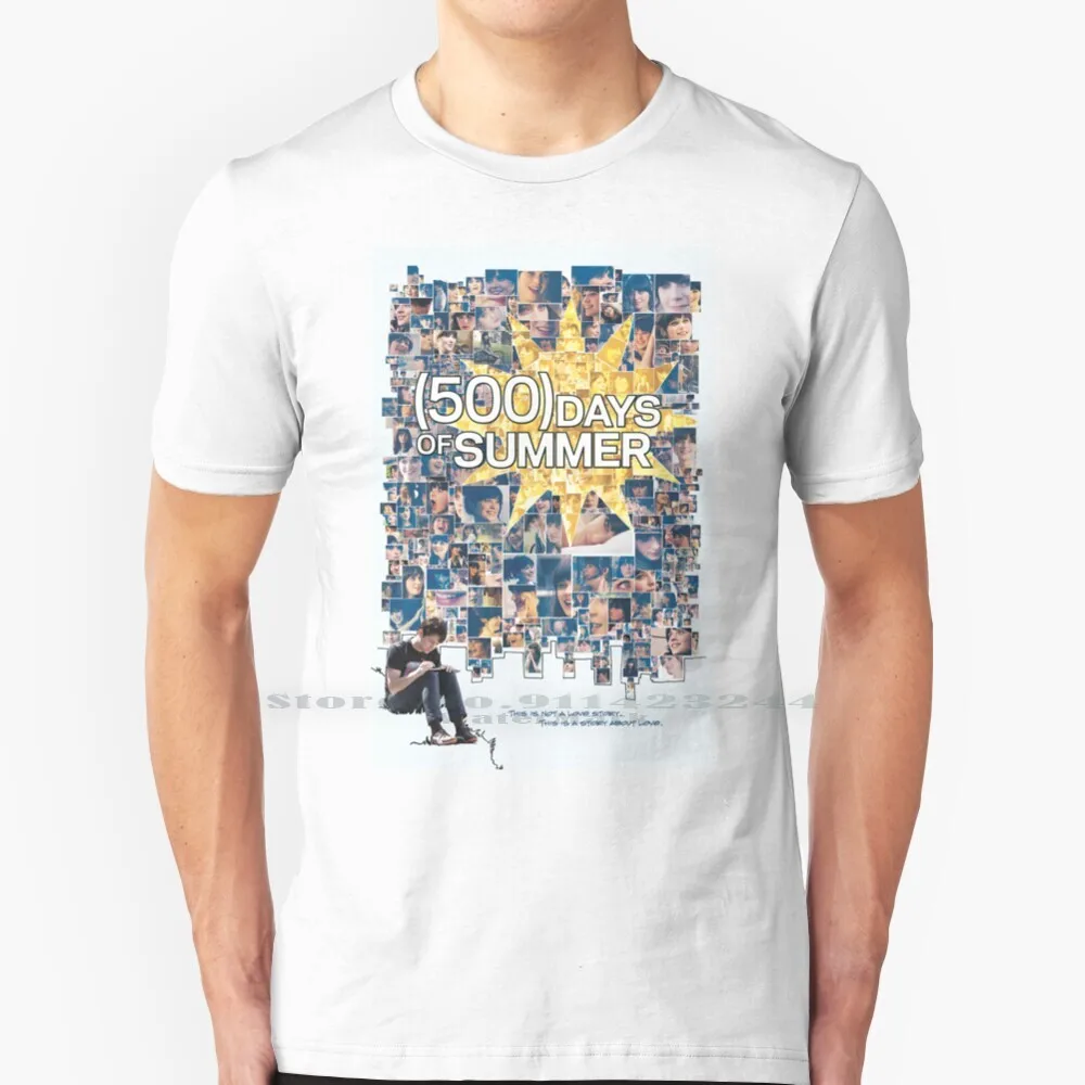 500 Days Of Summer T Shirt Cotton 6Xl 500 Days Of Summer 500 Days Together Movie Film Love Story Story About Love