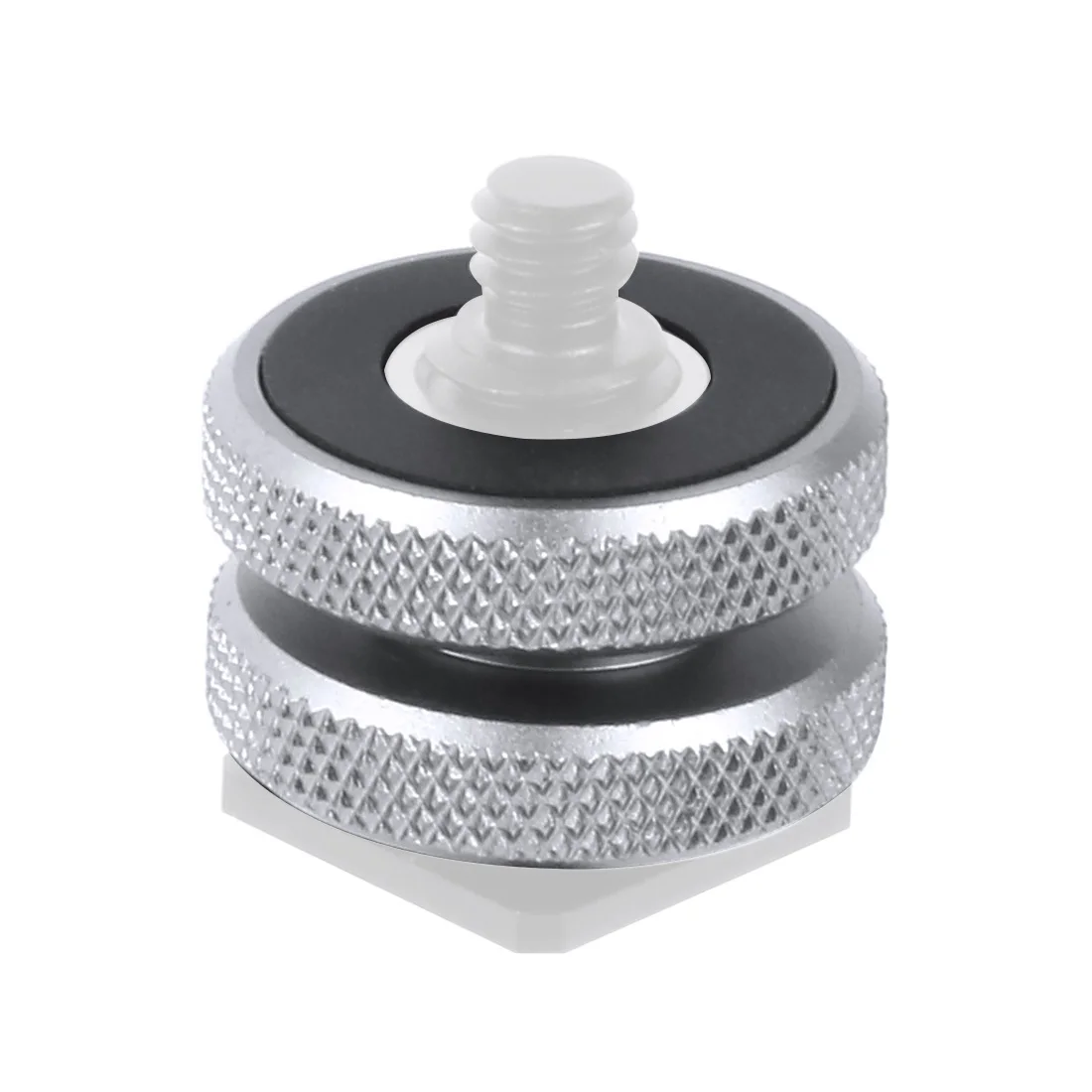 1/4" 3/8 Inch Thread Screw Nut Adapter Tripod Plate Screw Mount Reinforced Hot Shoe for Camera Flash Tripod Mic for GoPro 13 12