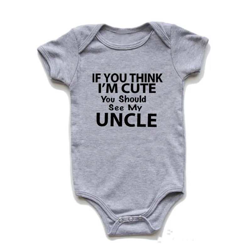 UCONN Huskies Watching With My Uncle Baby Short Sleeve Bodysuit 