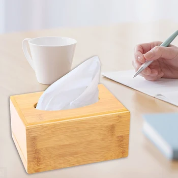 

Fashion Simple Paper Towel Storage Box Wooden Drawer Box Home Kitchen Car Bar Restaurant Table Decoration Accessories Supplies