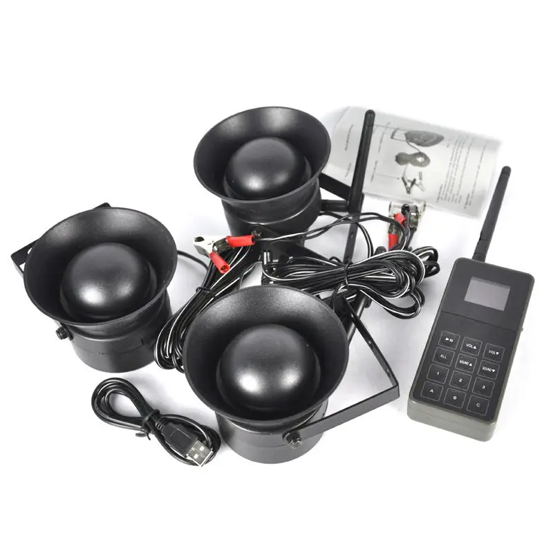 

Hunting Decoy Calls Electronic Bird Caller 50W 150dB Electric Hunting Decoy 3 Louder Speaker MP3 Speaker Remote Controller Kit