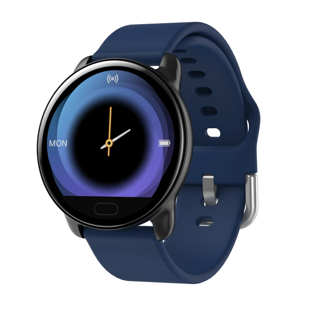 blue Longet новейший K9 SmartWatch цветной сенсорный экран с пульсометром отслеживание активности сообщения уведомления спортивный браслет для бега - Цвет: blue