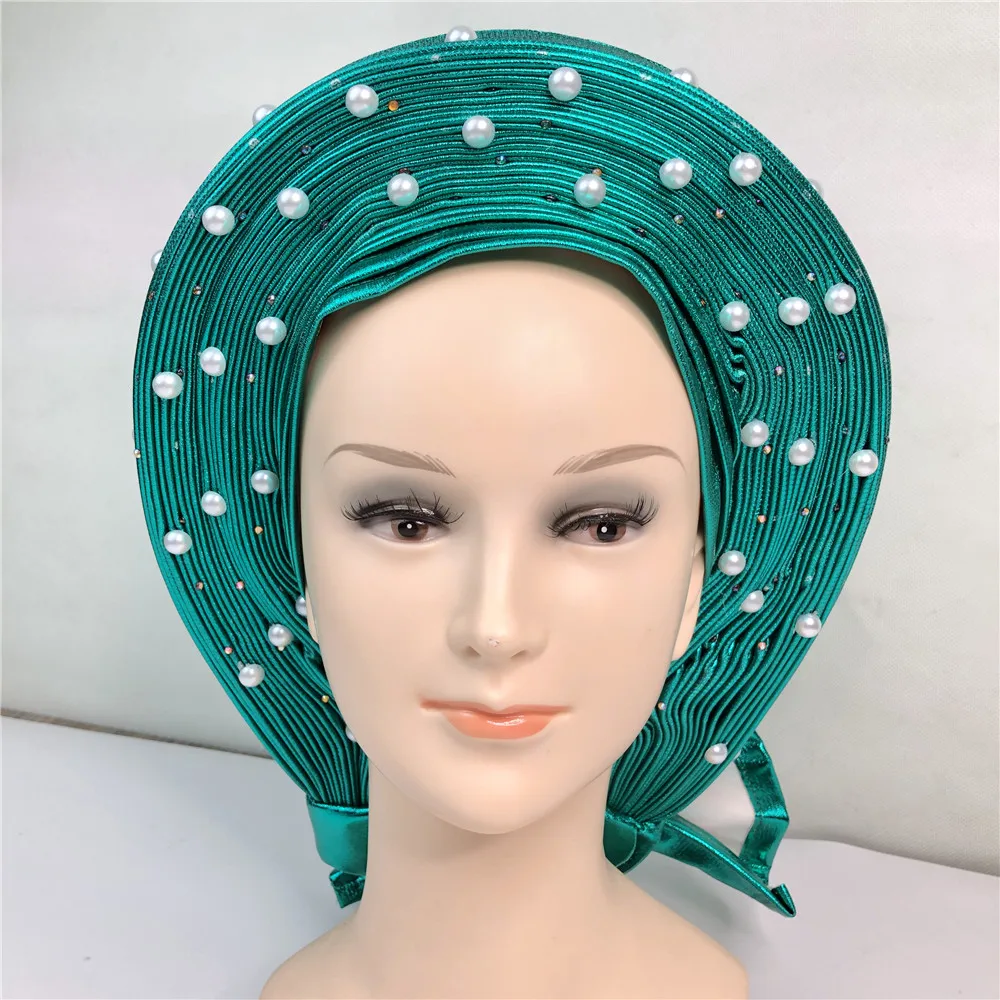 Женская мода африканская уже сделала Sego Headtie Дамская вечевечерние НКА или