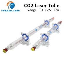 

Kindlelaser Yongli H Series H1 75-90W CO2 Laser Tube Length 1100 Dia.60mm Wooden Box Packing for CO2 Laser Engraving Machine