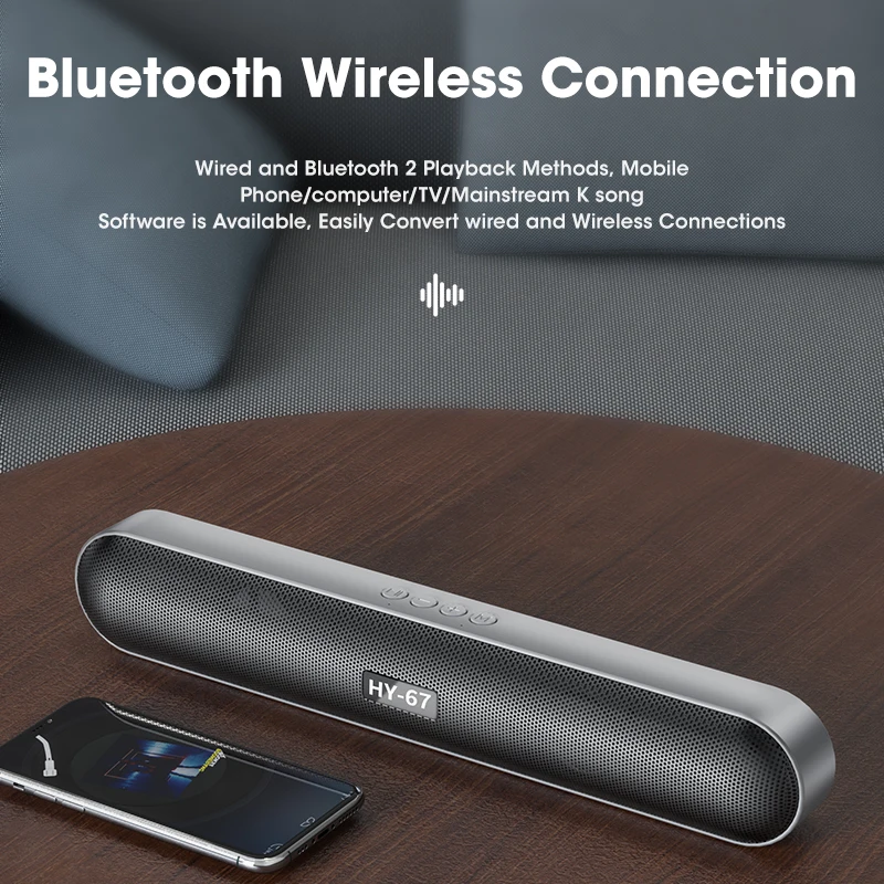 US $23.44 - 24.45 Niye 6D Surround Soundbar Bluetooth 5.0 Home Speaker Wired Computer Speakers Stereo Subwoofer Sound Bar for PC Laptop Theater TV