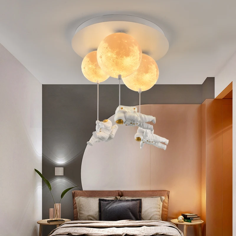 Lampada Soffitto A LED Per Bambini - Astronauta, Dimmable, 3000K-6000K, Per Camera Da Letto - Foto 5