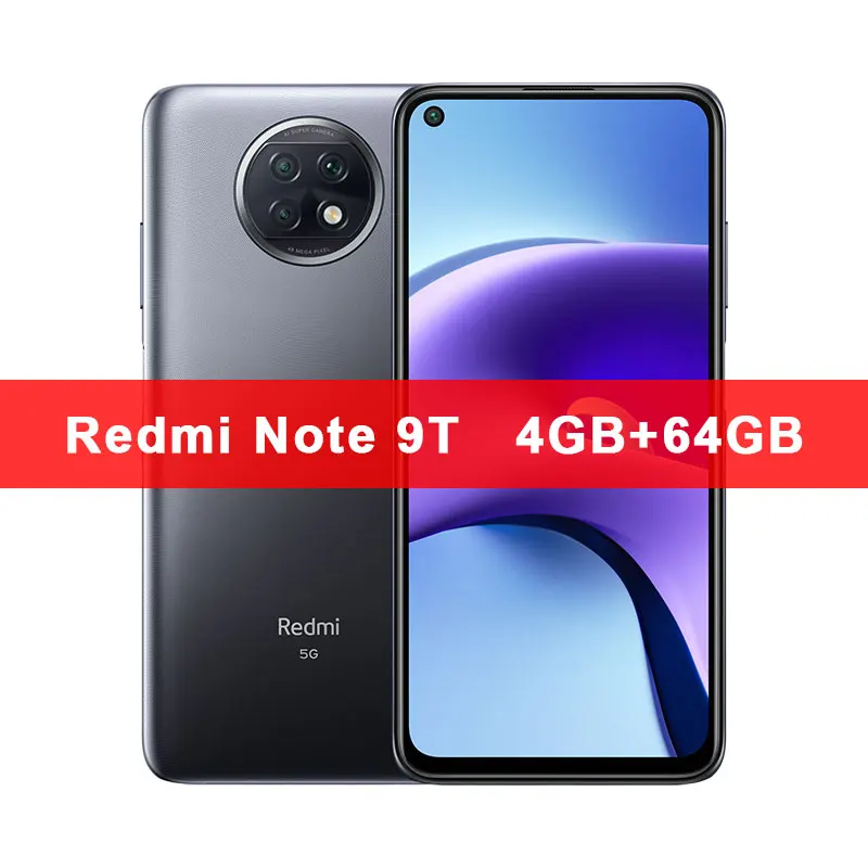 mi Note 9T 表示セット4GB RAM 64GB ROM