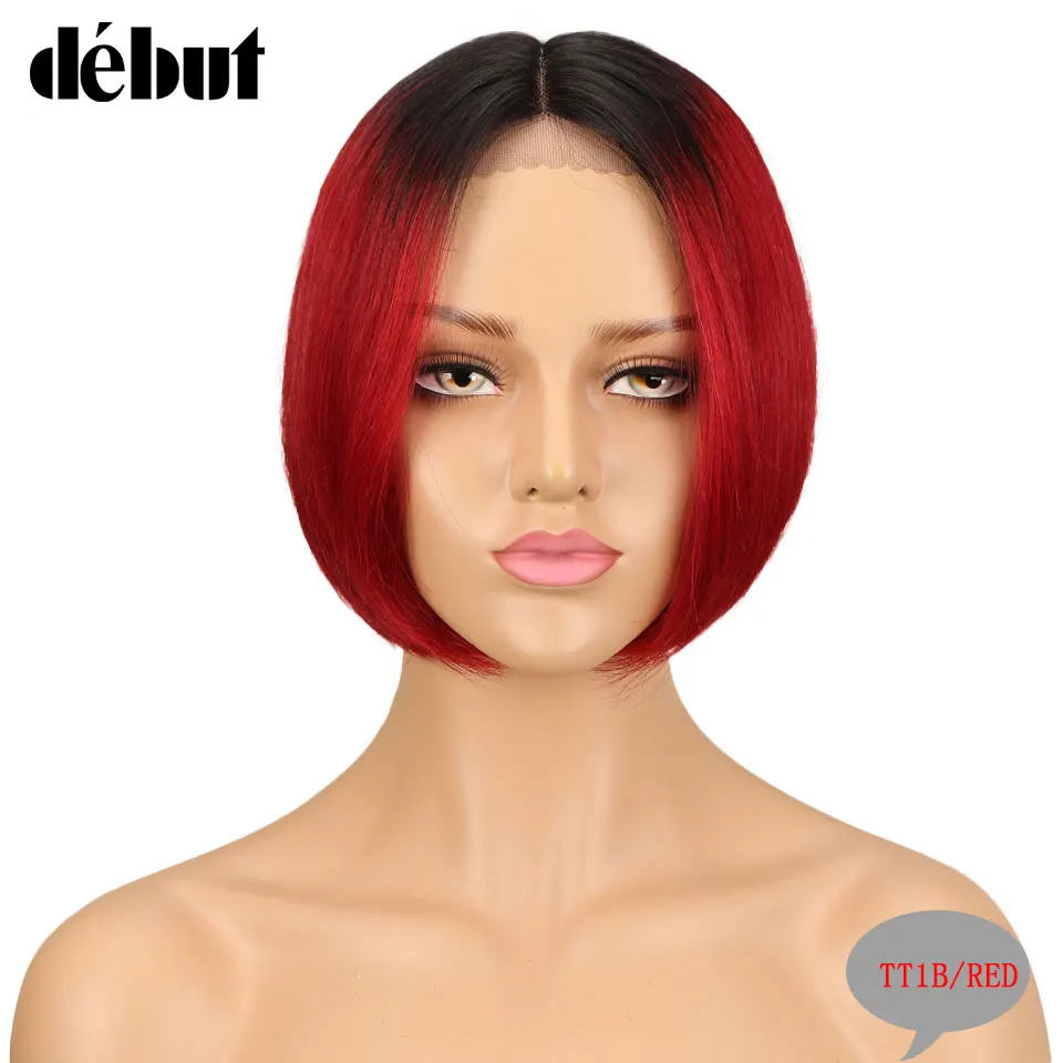 Debut-Hair-Wigs-Short-Human-Hair-Lace-Part-Wigs-For-Black-Women-Straight-Remy-Hair-Part