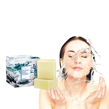 

High quality sea salt cleanser whitening cleanser solid cleanser deep cleanser powerful and effective cleanser for body stains