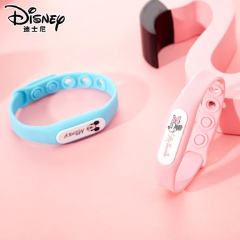 

Genuine Disney Mickey Minne Mouse Kids Mosquito Bracelet Silica Gel Wristband For Summer Mosquito Anti Mosquito Band