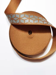 Sangle réfléchissante très brillante avec ruban d'impression, ruban de couture sur sacs à vêtements, 5 mètres 