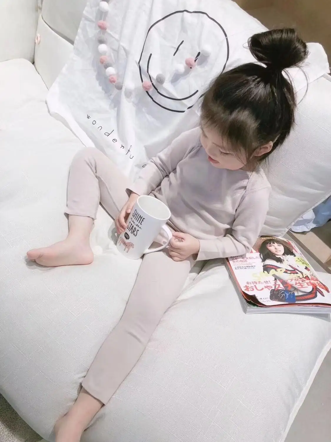 

Kid Clothes Set 2 Pcs Sleepwear Tops Plus Long Pants for Children Autumn Casual Clothes Size 2-14Y Sale in mid October