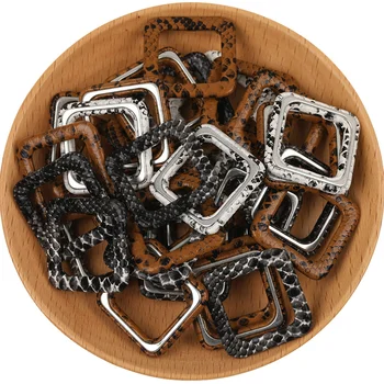 

Cordial Design Clearance 30MM 100Pcs Scale Print Leather/Earring Making/DIY/Square Loop/Round/Hand Made/Earring Findings