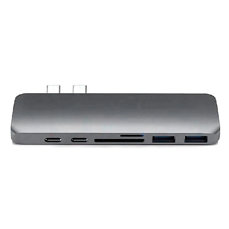 Thunderbolt 3 7In1 Type-C To Hdmi Docking Station Card Reader Usb3.1 Charge Adapter 4K Hdmi for Macbook Pro ///Mac