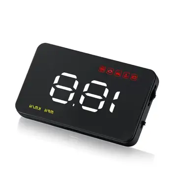 

Digital Car Speedometer Auto HUD Head Up Display Windshield Project Speedometer Auto Electronic Voltage Alarm