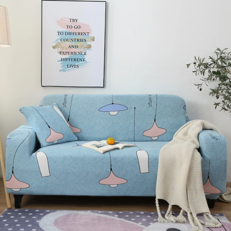 Эластичный чехол для дивана чехол угловой секционный диван один, два, три, четыре сиденье плотно Обёрточная бумага Non-slip чехлов - Цвет: Model 11