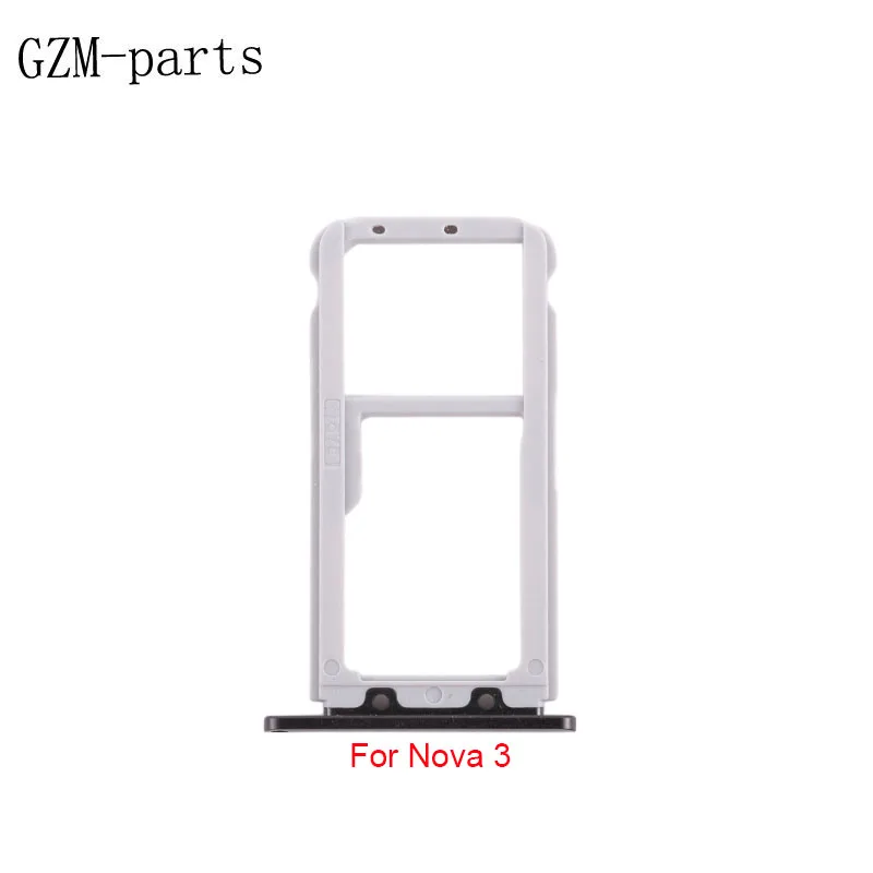 GZM-parts для nova 3 SIM карты лоток для huawei nova 3 SD карты Sim держатель для карт Слот адаптер Аксессуары