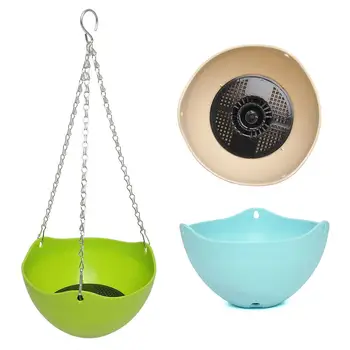 

Plastic Flower Plant Hanging Pot Chain Basket Decor Indoor/outdoor Decoration