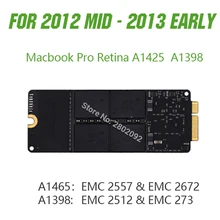 Для Macbook Pro retina 1" A1425 15" A1398 Blade SSD твердотельный накопитель 128 ГБ 256 ГБ 512 ГБ 768 ГБ поздний/средний 2012 ранний 2013