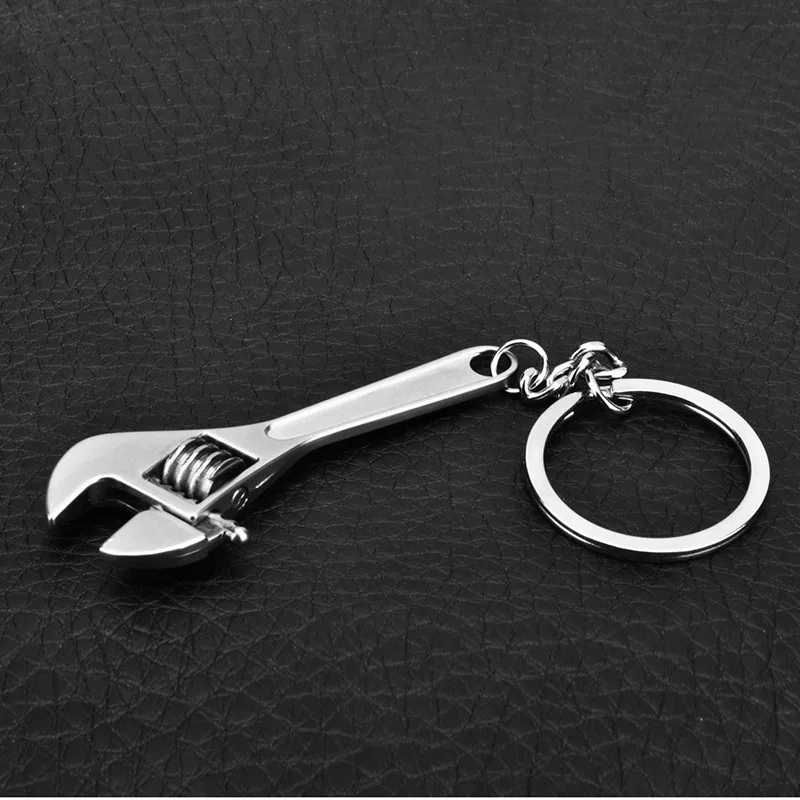 

New Arrival Creative Gift Tool Wrench Keychain, 65*21*8.6mm Wrench Pendant 30mm keyring DIY Handmade Jewelry Accessories
