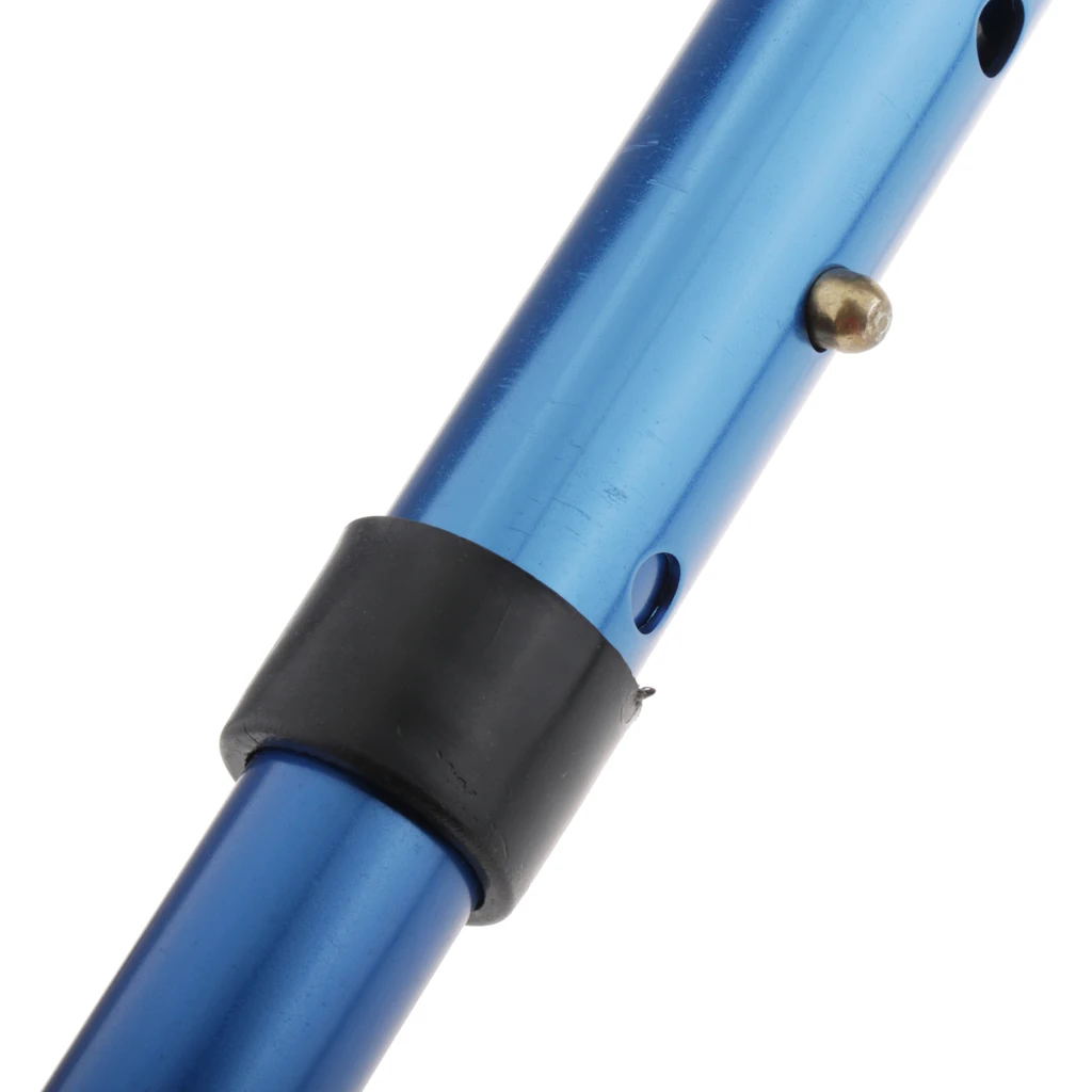 Height Adjustable Walking Stick Aluminum Metal Folding Cane Lightweight Easy Grip, 5 Colors Available