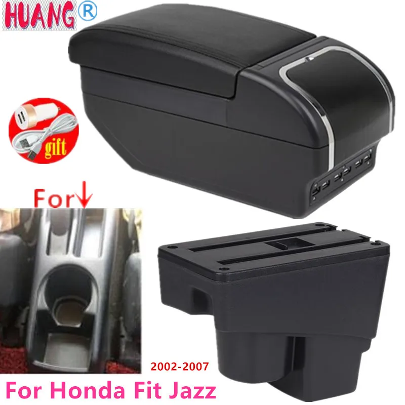 Подлокотник для хэтчбека Honda Fit Jazz 2002-2007 центральный подлокотник с подстаканником