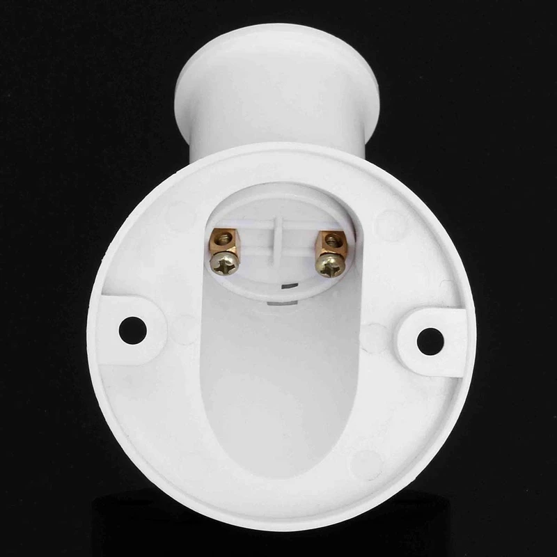 Lamp Bulb Holder E27 45 Degree Angle Oblique Screw Socket Wall Lamp Adapter Converter AC 250V 4A 1pcs