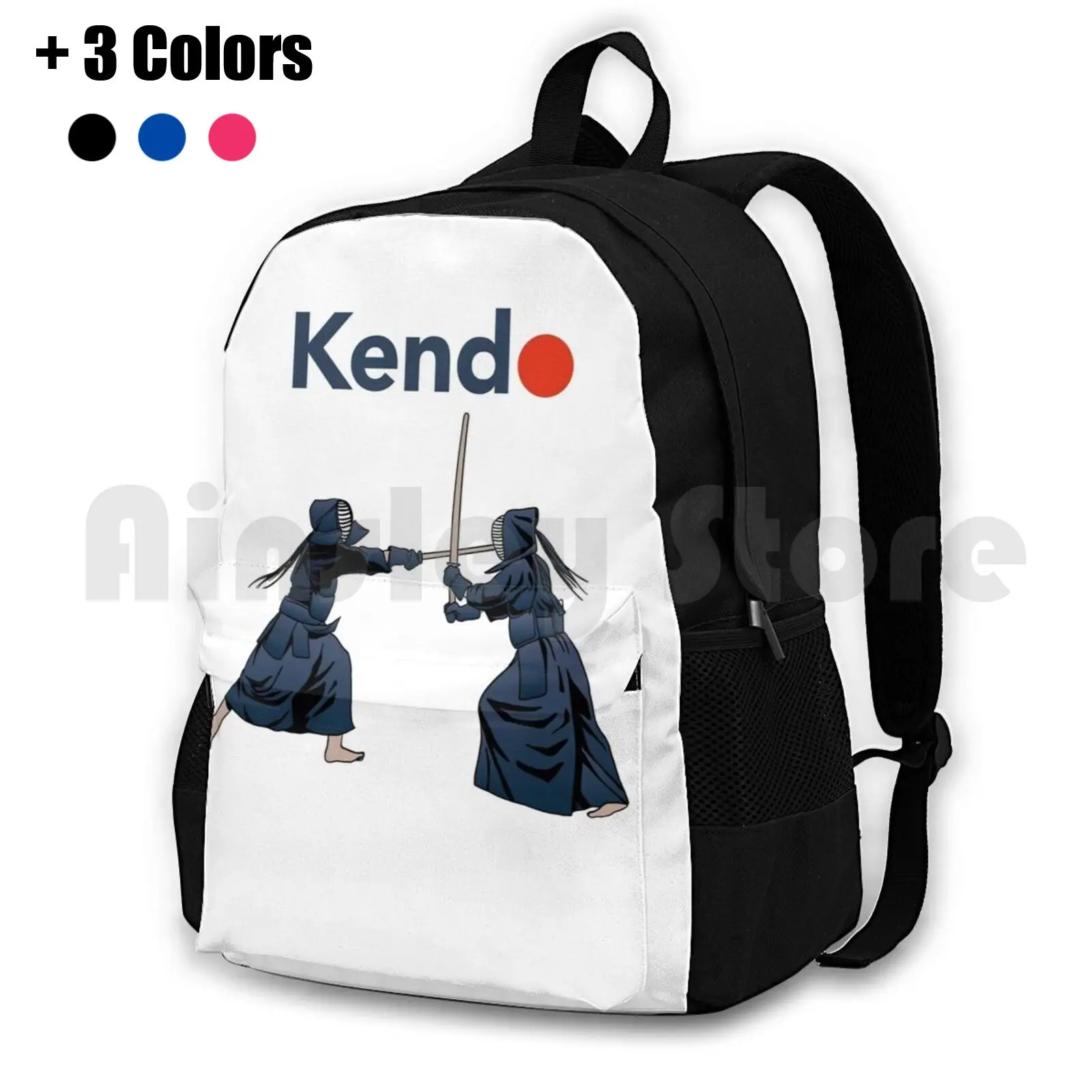 

Уличный походный рюкзак Kendo, спортивная сумка для верховой езды, скалолазания, кэндо, кандзи Кендо, Забавный для мужчин, Забавный для женщин и мужчин, меч